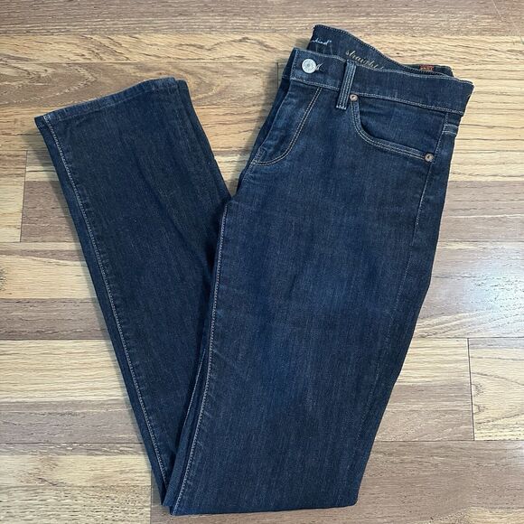 7 For All Mankind Women’s Jeans, Mid-Rise, Straight Leg, Dark Wash, Size 29 - Picture 1 of 11
